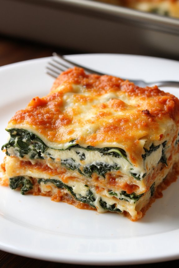 vegetarian lasagna creamy ricotta
