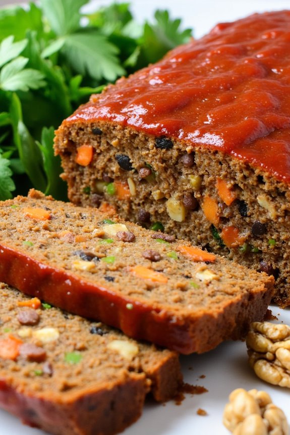 vegetarian lentil meatloaf recipe