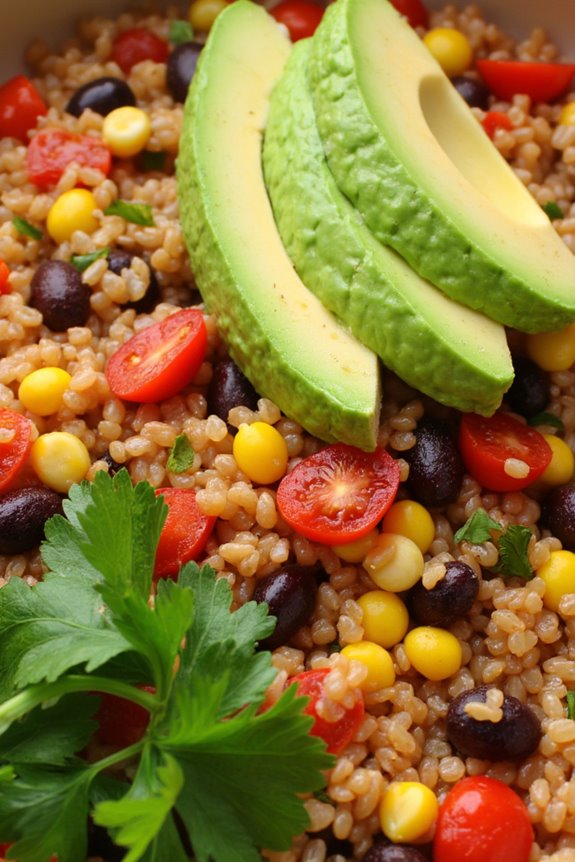 vibrant vegan quinoa casserole