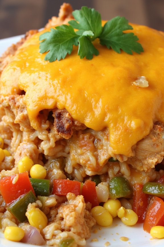zesty chicken and rice casserole