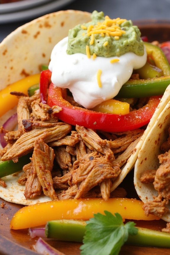 zesty chicken fajitas recipe