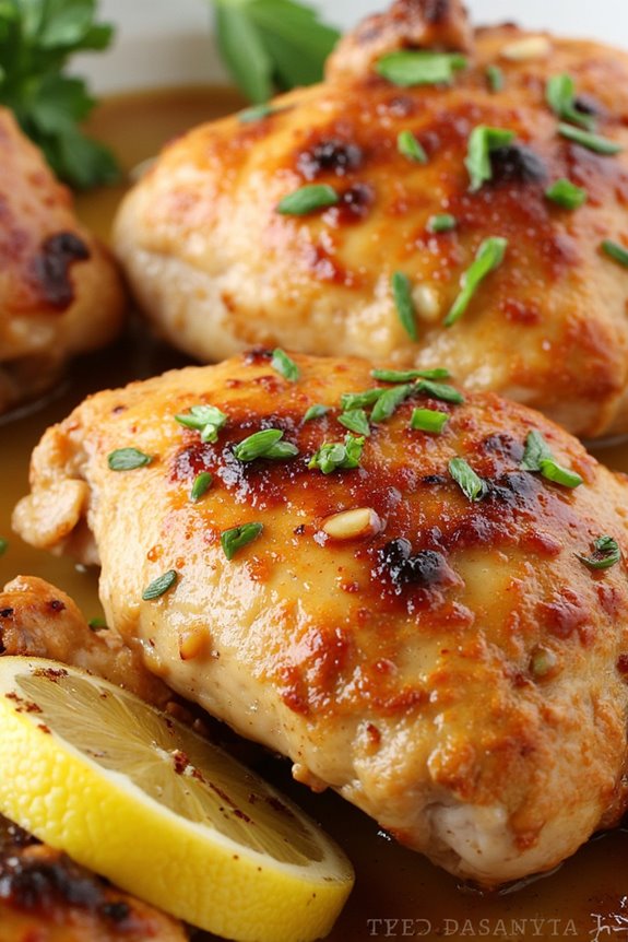 zesty garlic lemon chicken