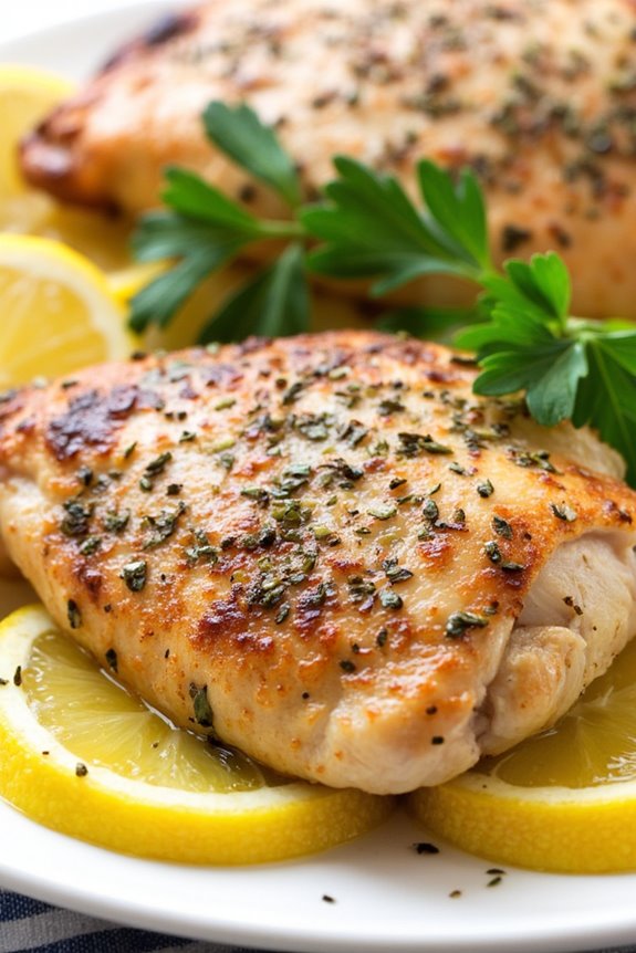 zesty herb infused chicken dish