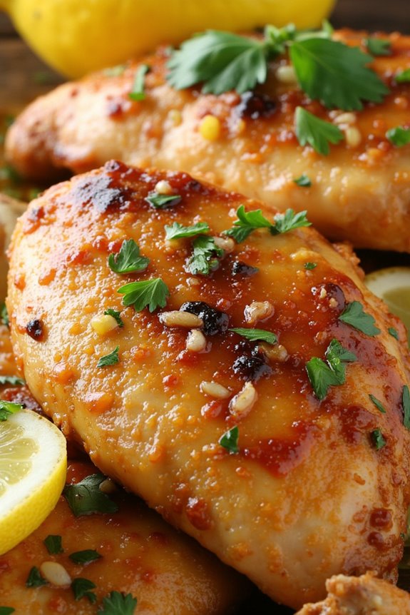 zesty lemon garlic chicken