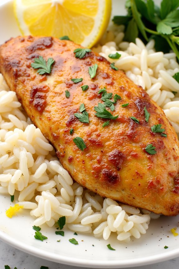 zesty lemon garlic chicken