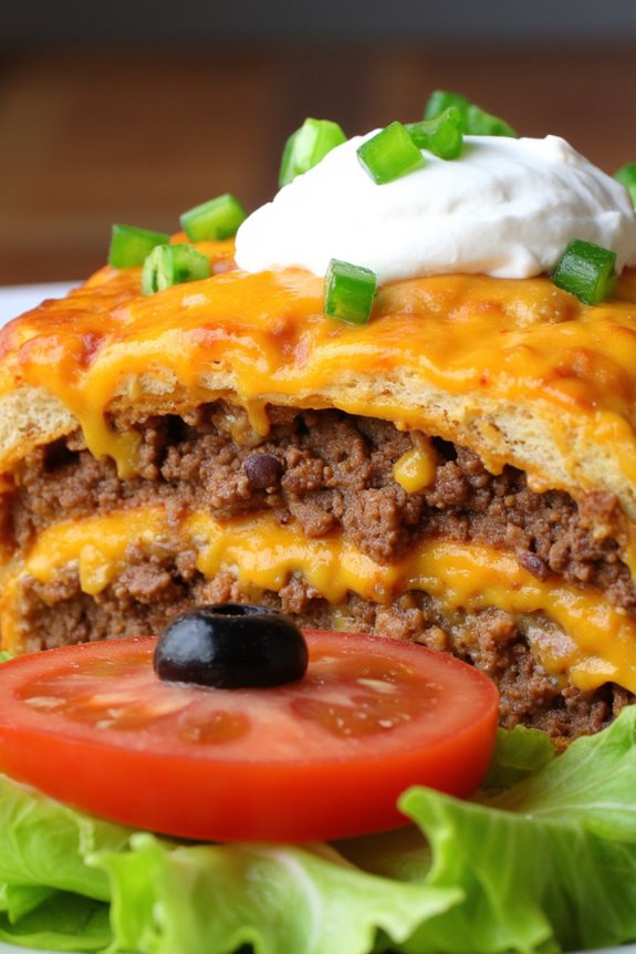 zesty mexican taco casserole