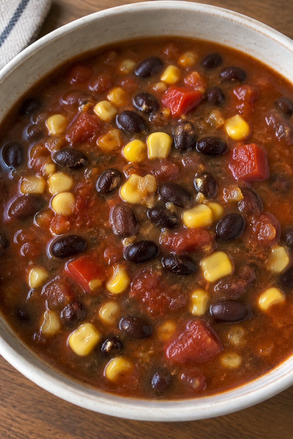 Mexican Black Bean and Corn Soup