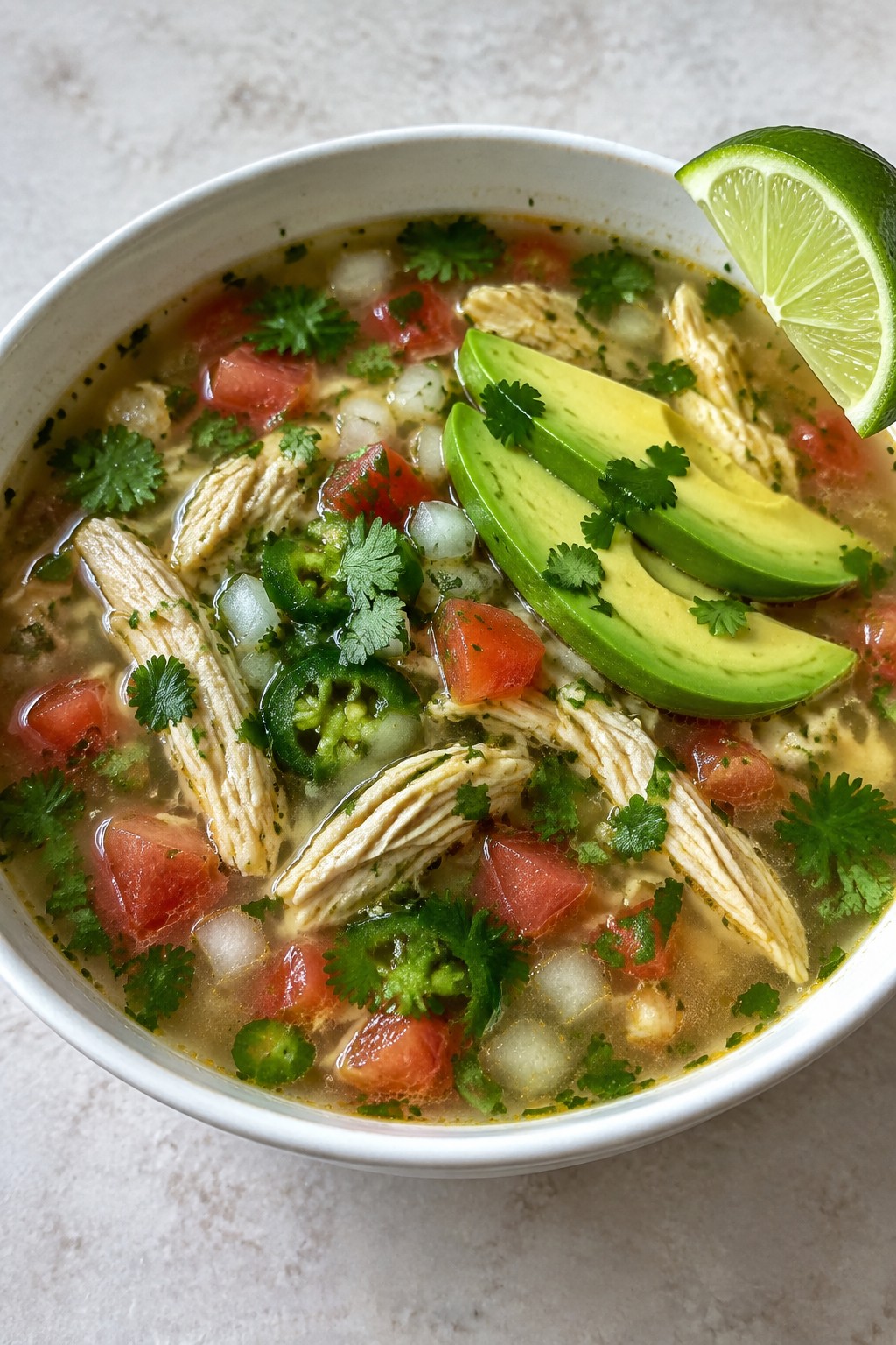 Mexican Chicken Lime Soup