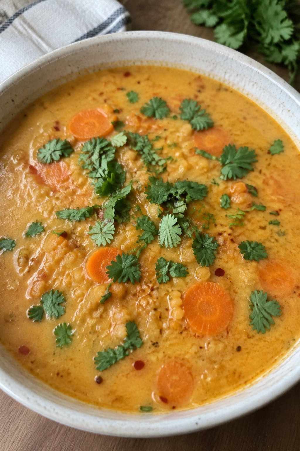 Thai Coconut Lentil Soup