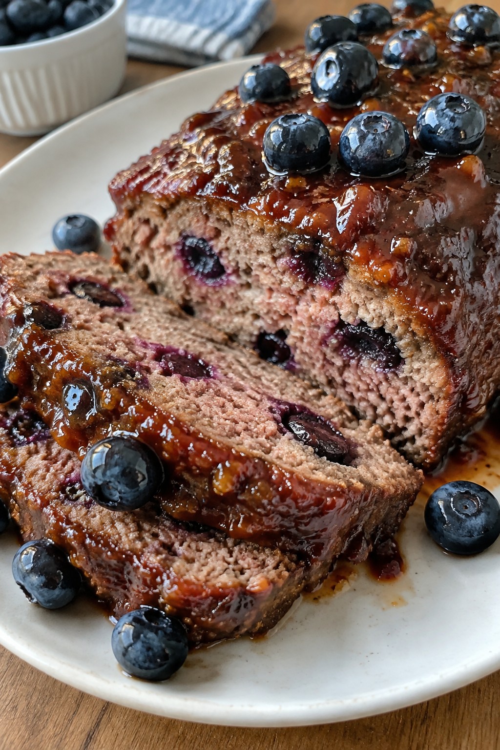 Blueberry Maple Brown Sugar Meatloaf
