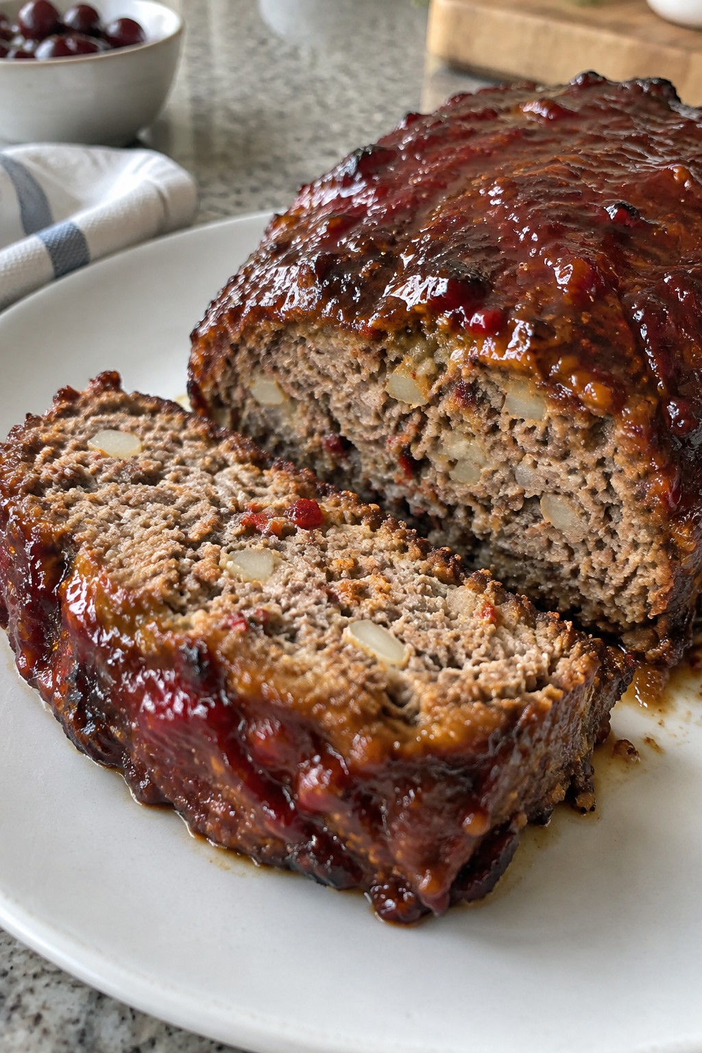 Cherry Chipotle Brown Sugar Meatloaf
