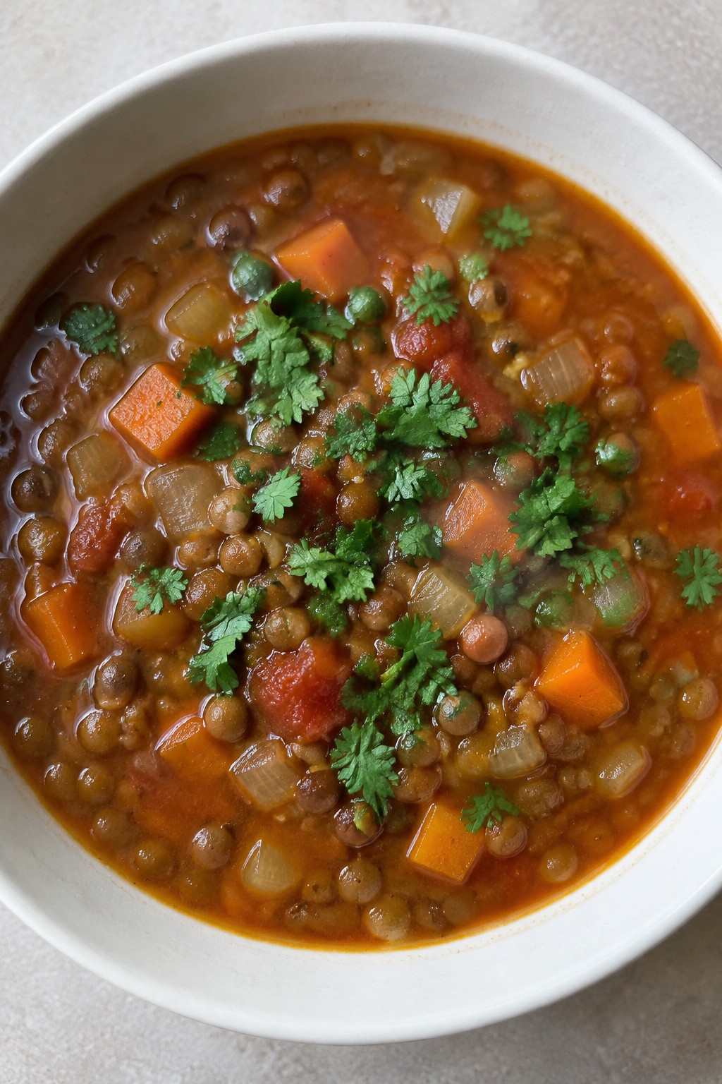 Moroccan Spiced Lentil Soup