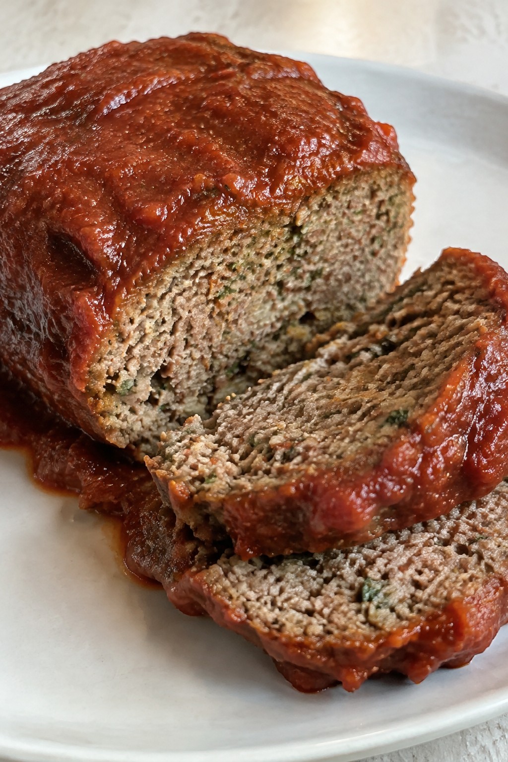 Italian Herb Meatloaf with Marinara