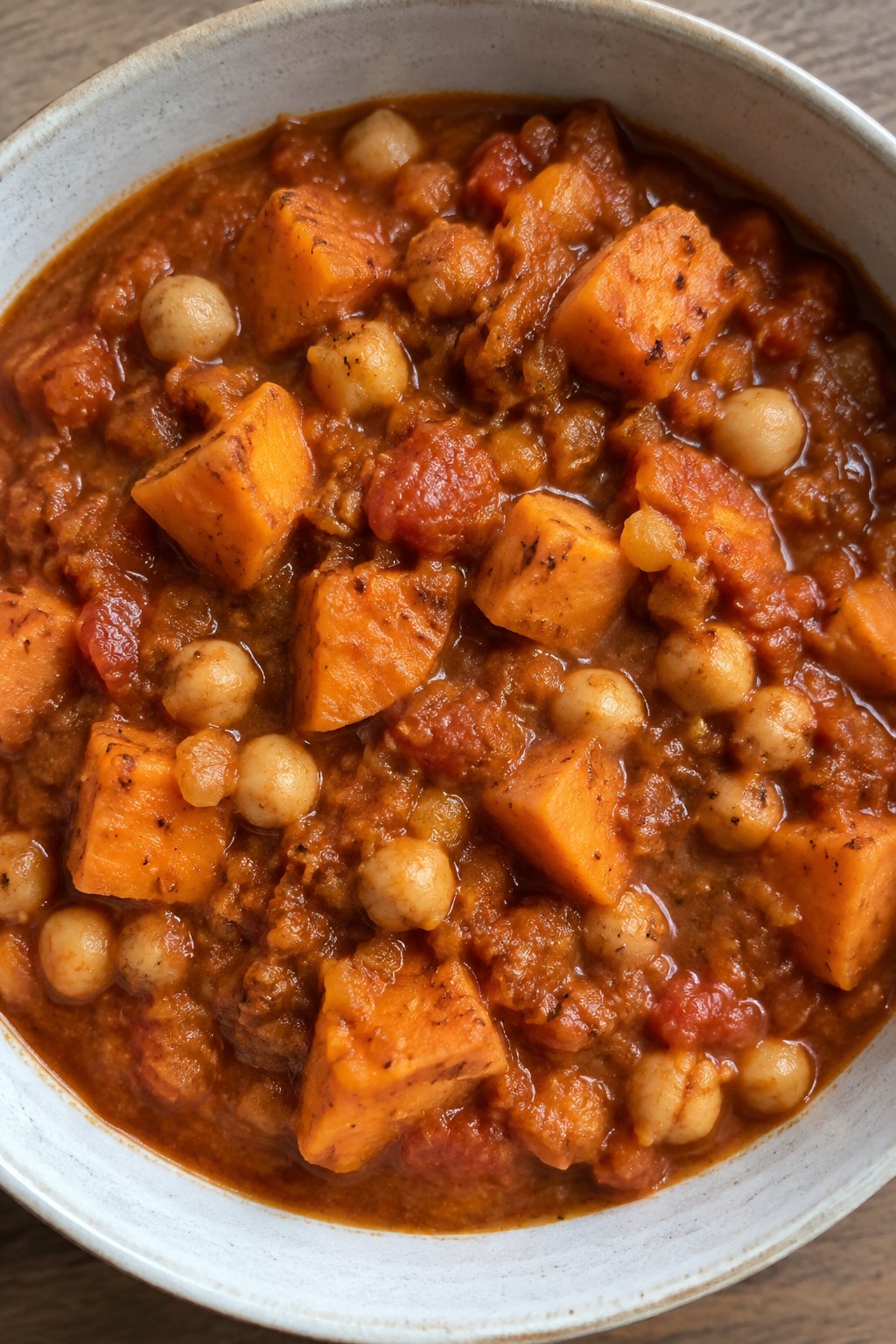 Moroccan Chickpea Sweet Potato Stew