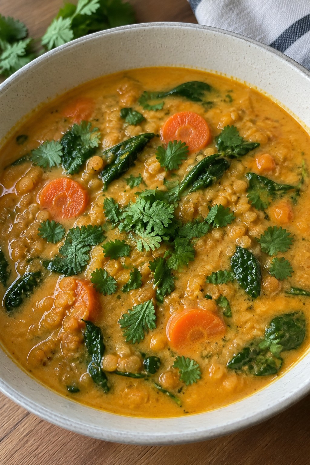Thai Coconut Curry Lentil Soup