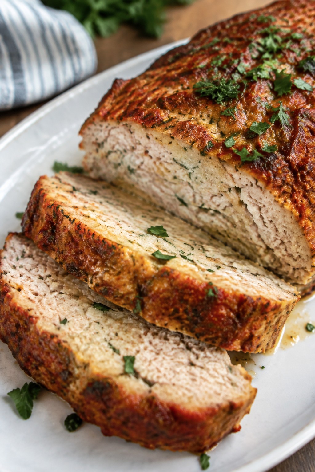 Smoked Paprika Turkey Meatloaf with Dijon