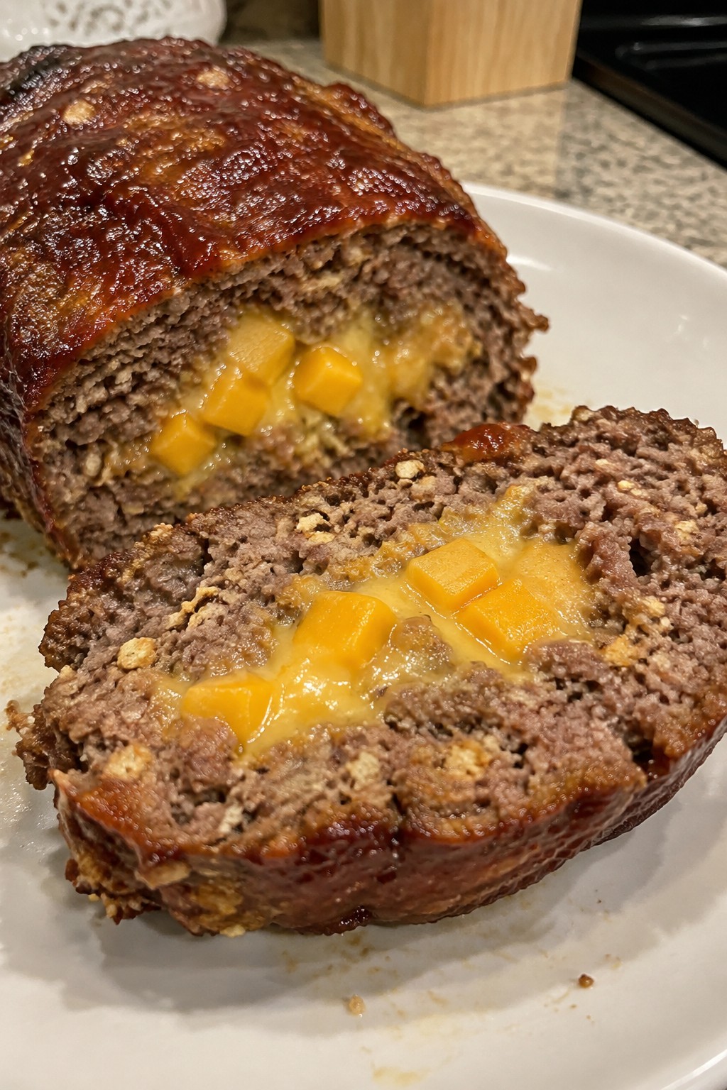 Cheesy Stuffed Cracker Barrel Meatloaf